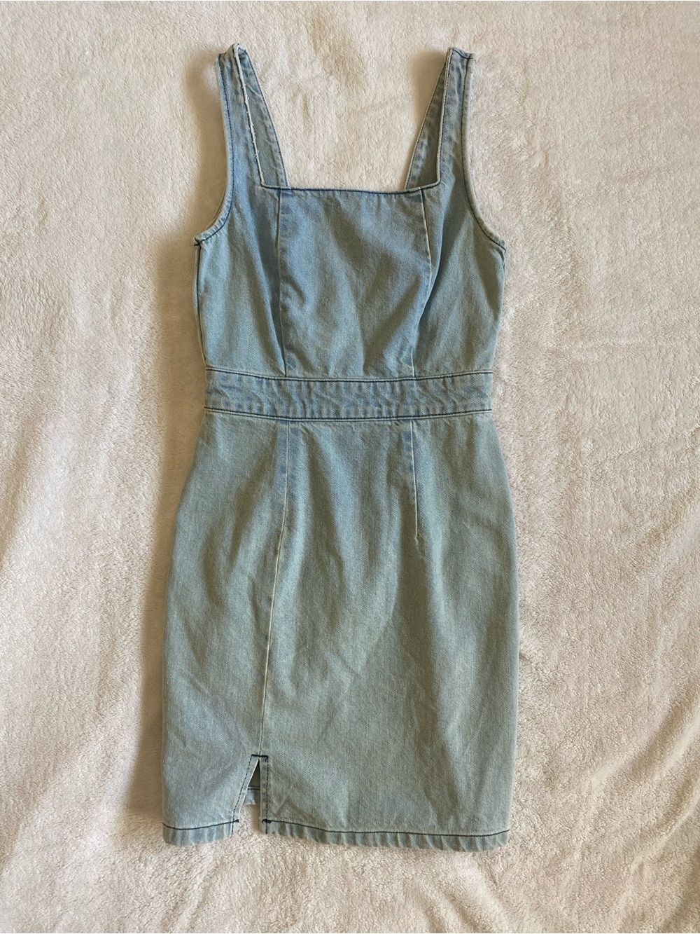 ASOS Light Blue Denim Mini Dress